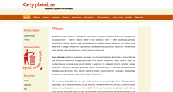Desktop Screenshot of kartyplatnicze.info
